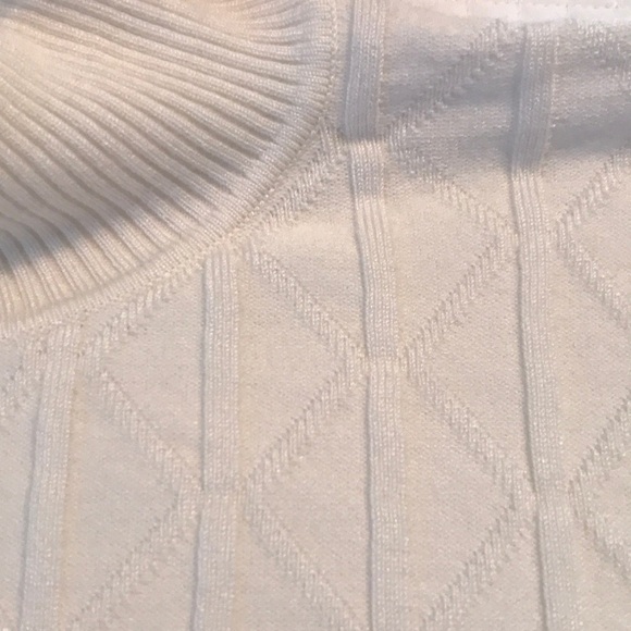 Allison Daley Ribbed Knit Sweater Size Large Cream Pullover - Picture 6 of 11